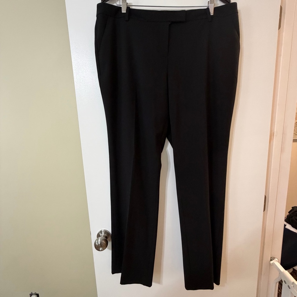 Calvin Klein Black Suit Trousers Pants Size 16